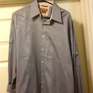 Grey Micheal  Kors Long sleeve Dress shirt